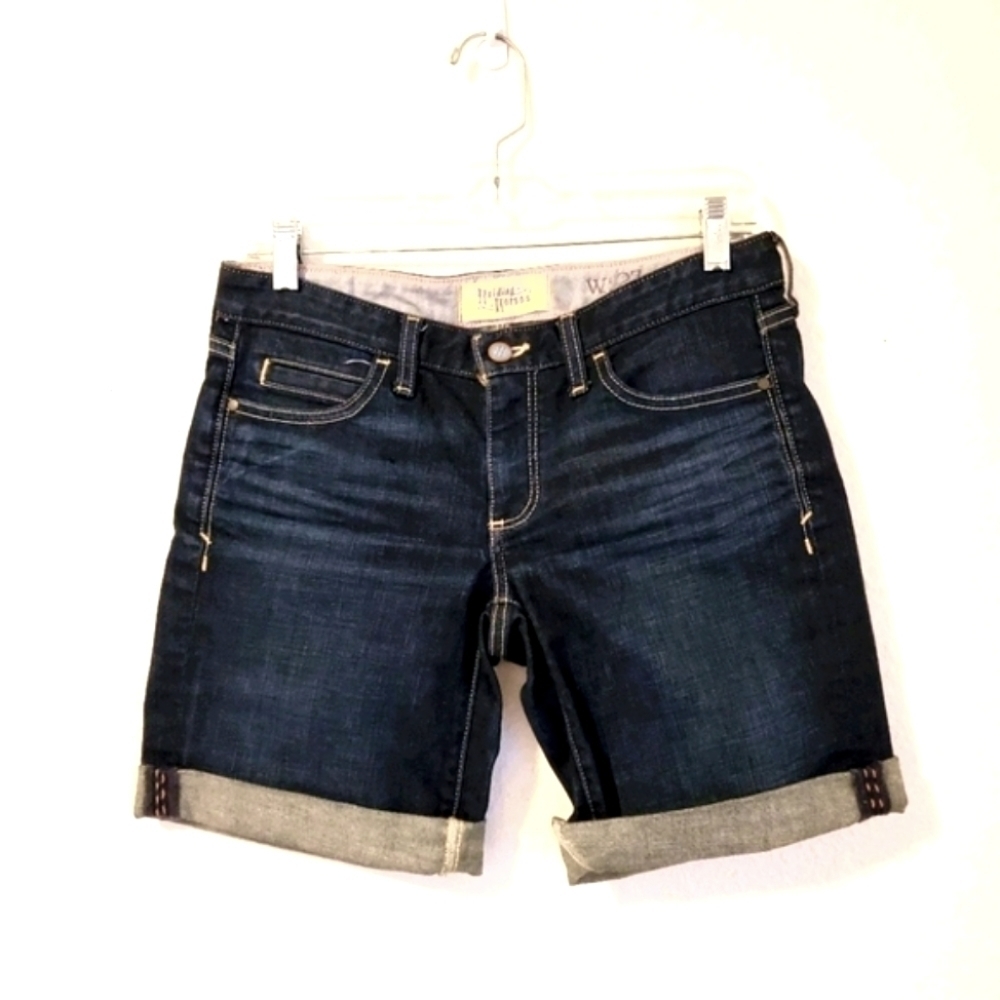 Anthropologie Holding Horses Denim Shorts